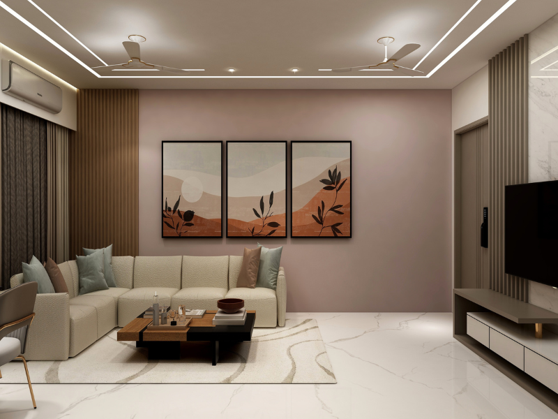 Elegant Neo-Classic 2BHK Design walktrhough  